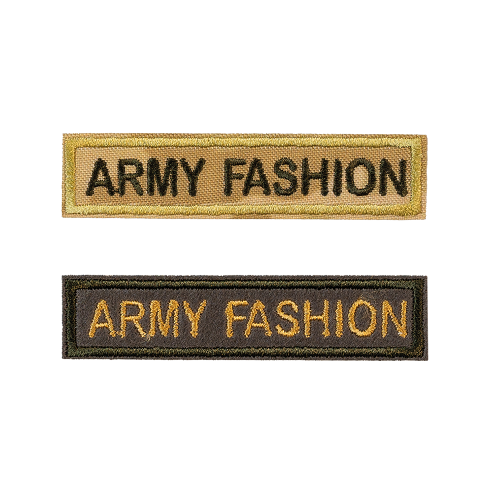 army fashion naszywka termo łatka na ubranie materiał plecak naprasowanka haft aplikacja