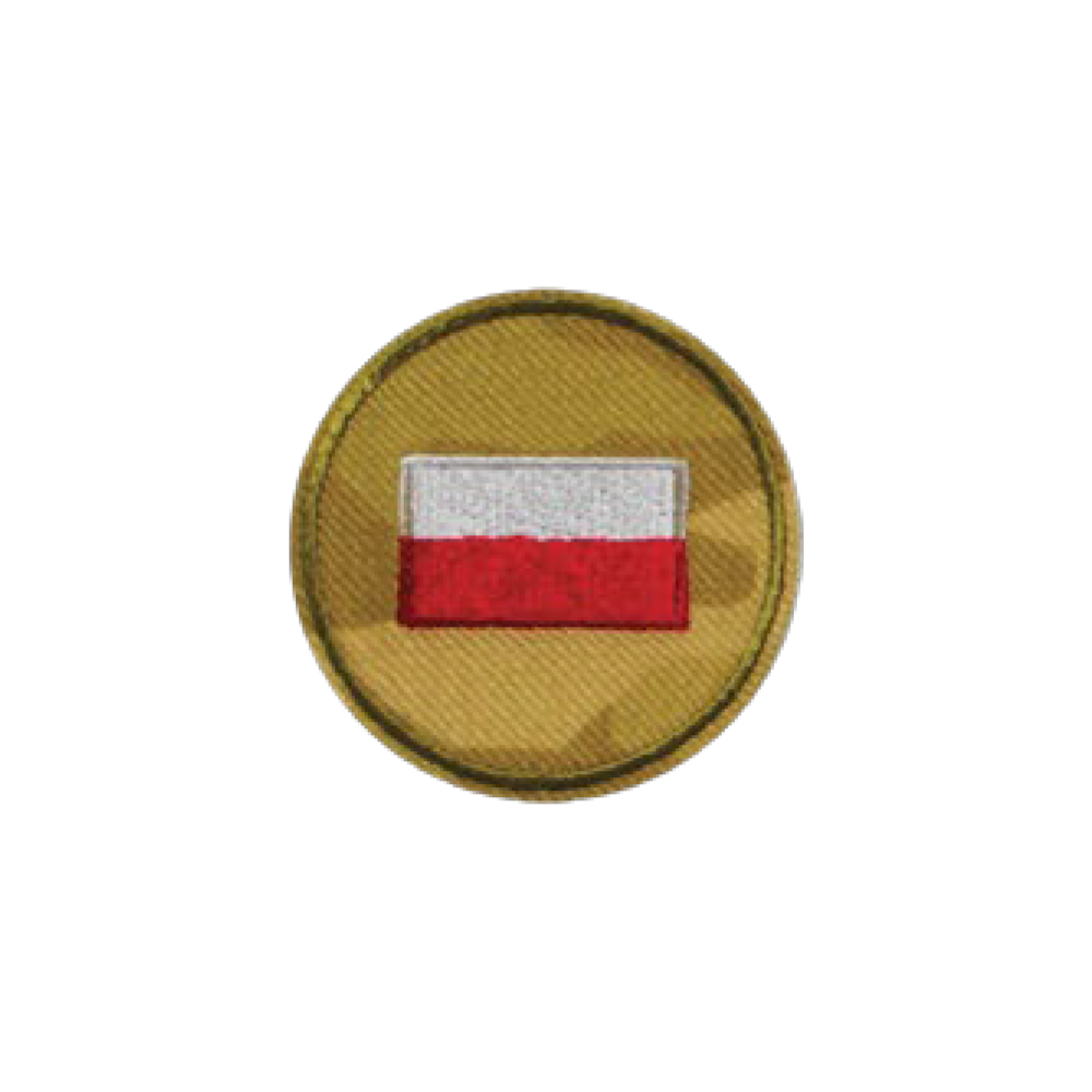 Aplikacja Flaga Polski W Kole PA4/200/C1/13I