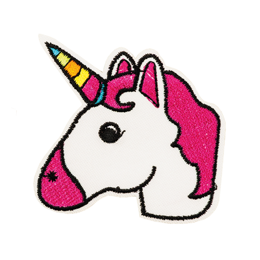 unicorn kolorowy tęcza jednorożec bajka dla dzieci haft naszywka termo na ubrania naprasowanka