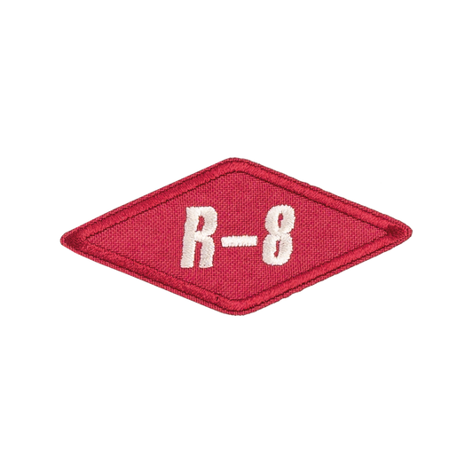 rąb czerwony r-8  aplikacja termo naprasowanka