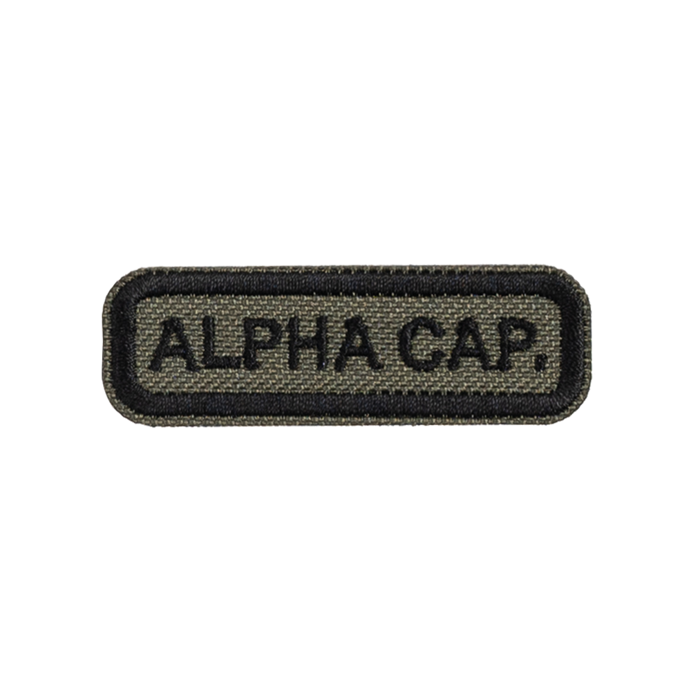 khaki naprasowanka na ubrania alpha cap.