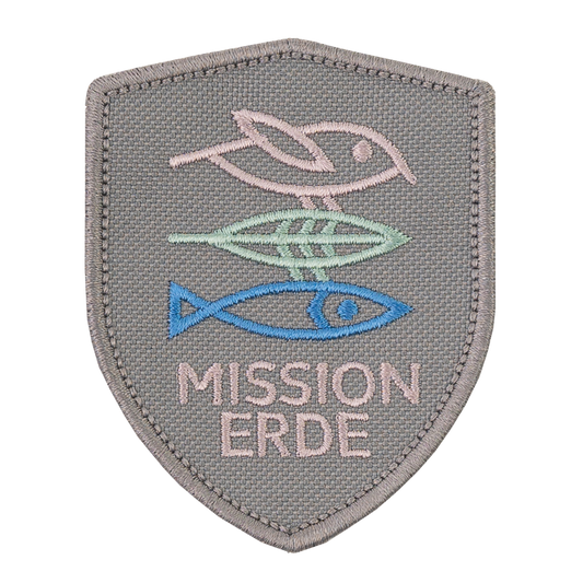 mission erde logo naszywka termo