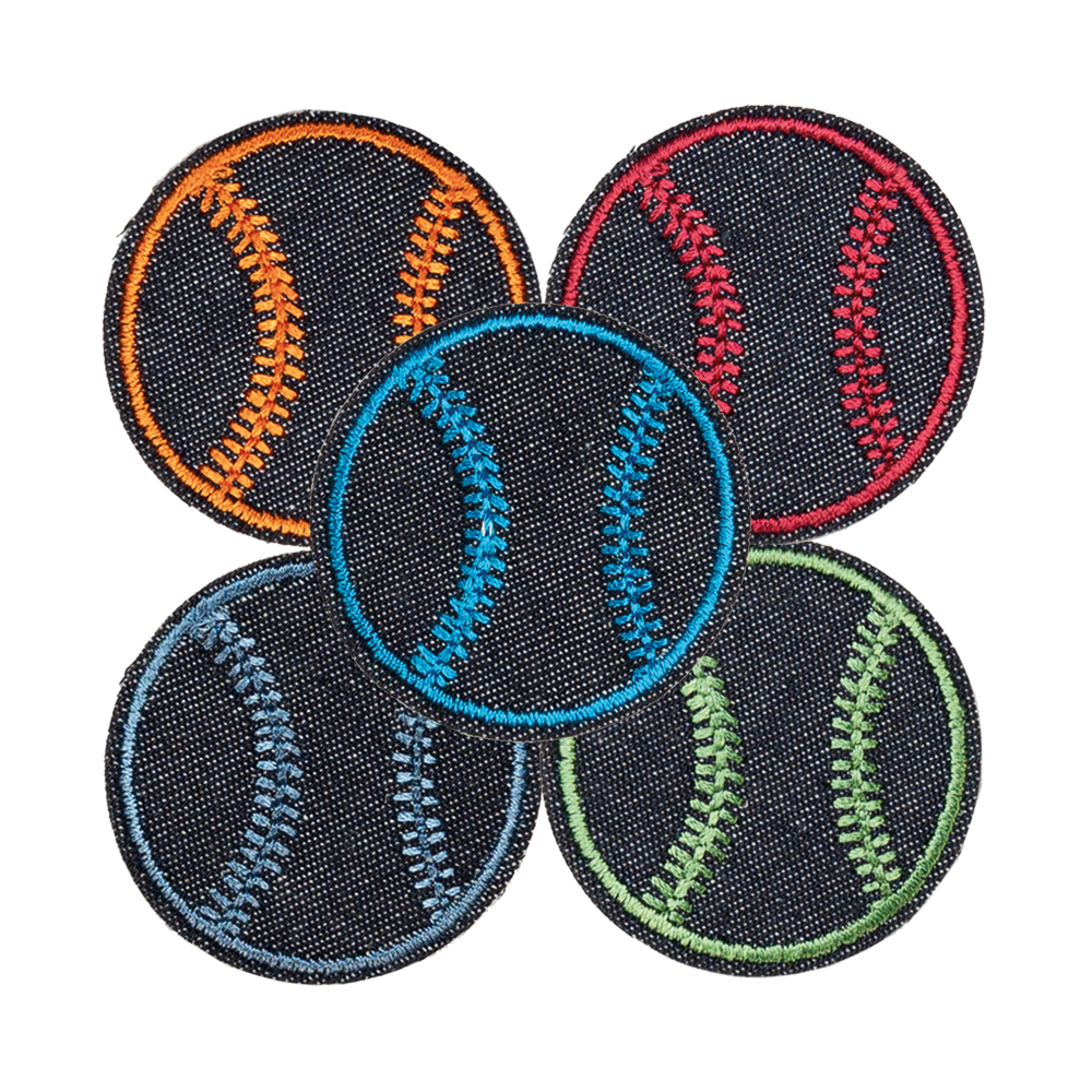 Piłka Baseball łatka naprasowanka termo jesnsowa haftowana na ubranie