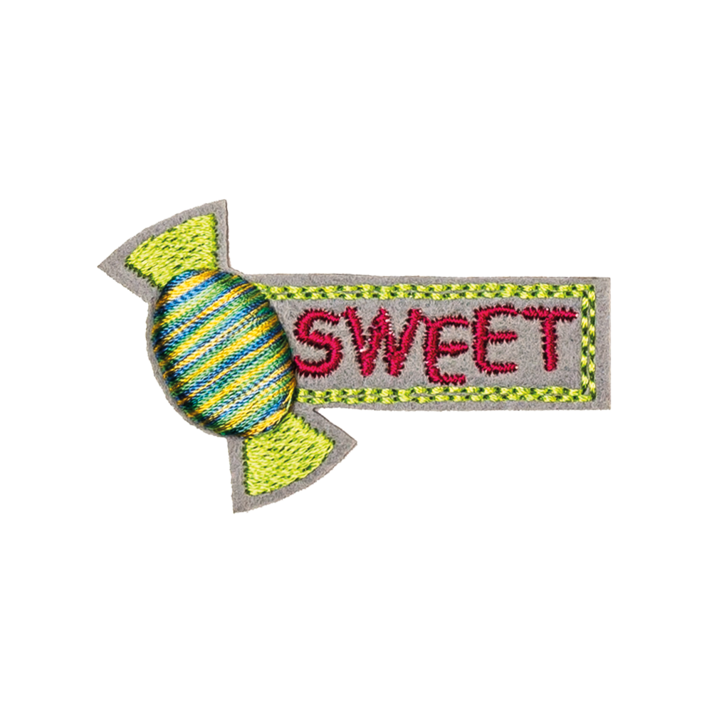 sweet candy cukierek kolorowa naszywka dla dzieci na ubranie aplikacja