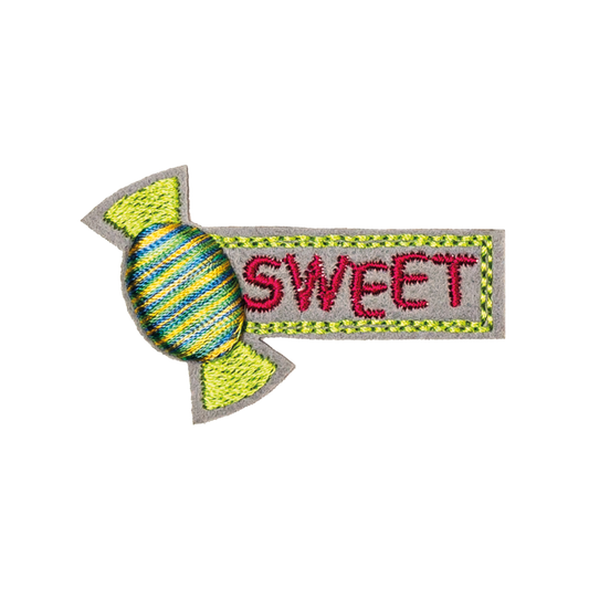 sweet candy cukierek kolorowa naszywka dla dzieci na ubranie aplikacja