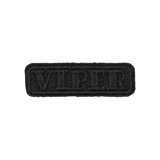czarna aplikacja naprasowanka termo naszywka viper na ubranie plecak bluzkę