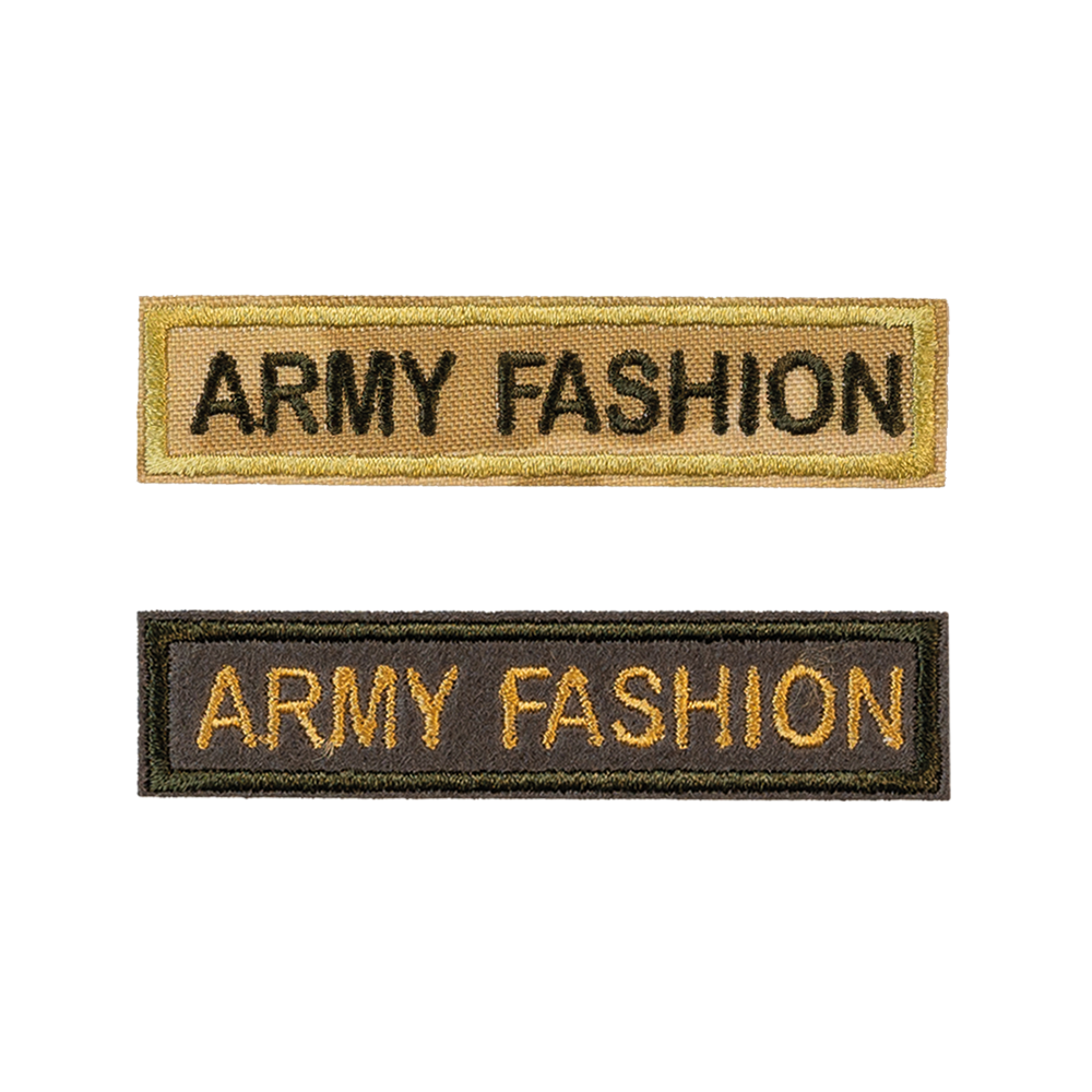 army fashion naszywka termo łatka na ubranie materiał plecak  naprasowanka haft aplikacja 