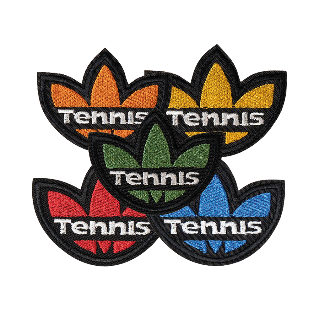 tennis logo naklejka narasowanka naszywka termo aplikacja na ubranie plecak