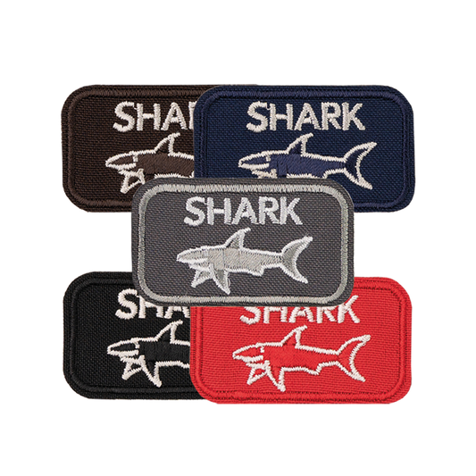 Shark rekin aplikacja termo naszywka na ubranie plecak naprasowanka haftowana