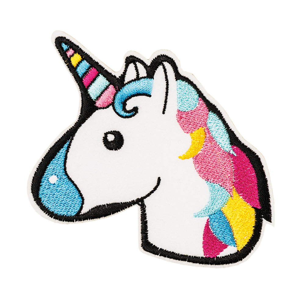 naprasowanka haft jednorożec unicorn dla dzieci kolorowy tęczowy haft aplikacja na ubranie