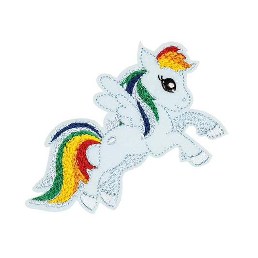 unicorn jednorożec bajka kucyk pony rainbow dash apliacja na ubrania  termo naszywka naprasowanka